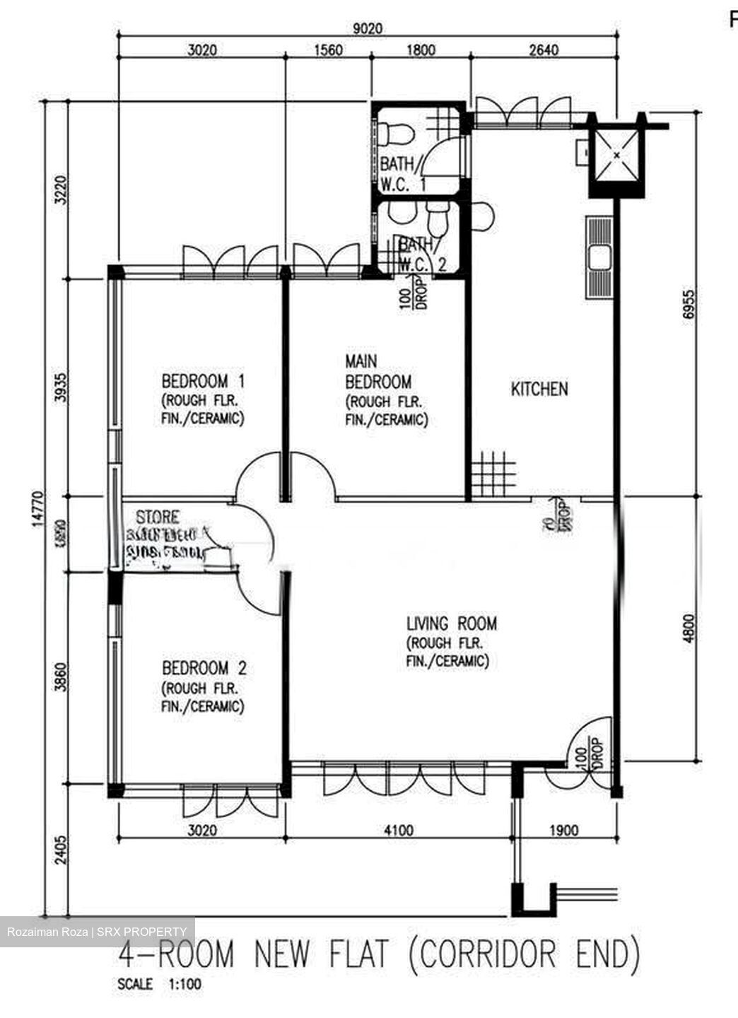 Blk 410 Bukit Batok West Avenue 4 (Bukit Batok), HDB 4 Rooms #614126691